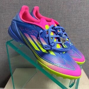 Adidas F50 League TF Turf Pink Multi Soccer Shoes Men 9 /Women 10 NWT